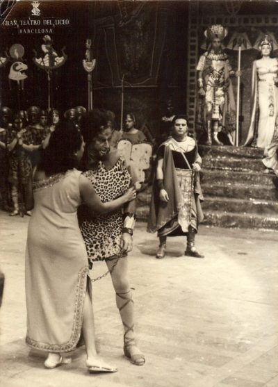 Ella Lee & Cesare Bardelli in Aida - Barcellona - 1968